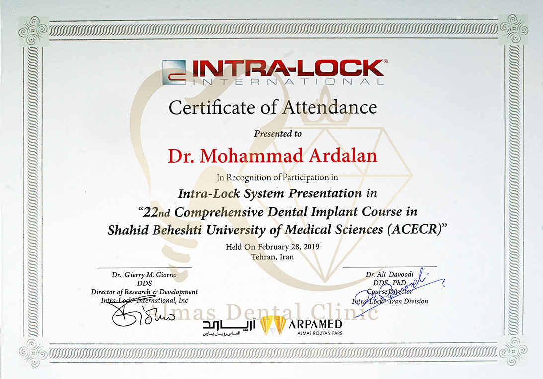 تصویر نمونه گواهی نامه دوره